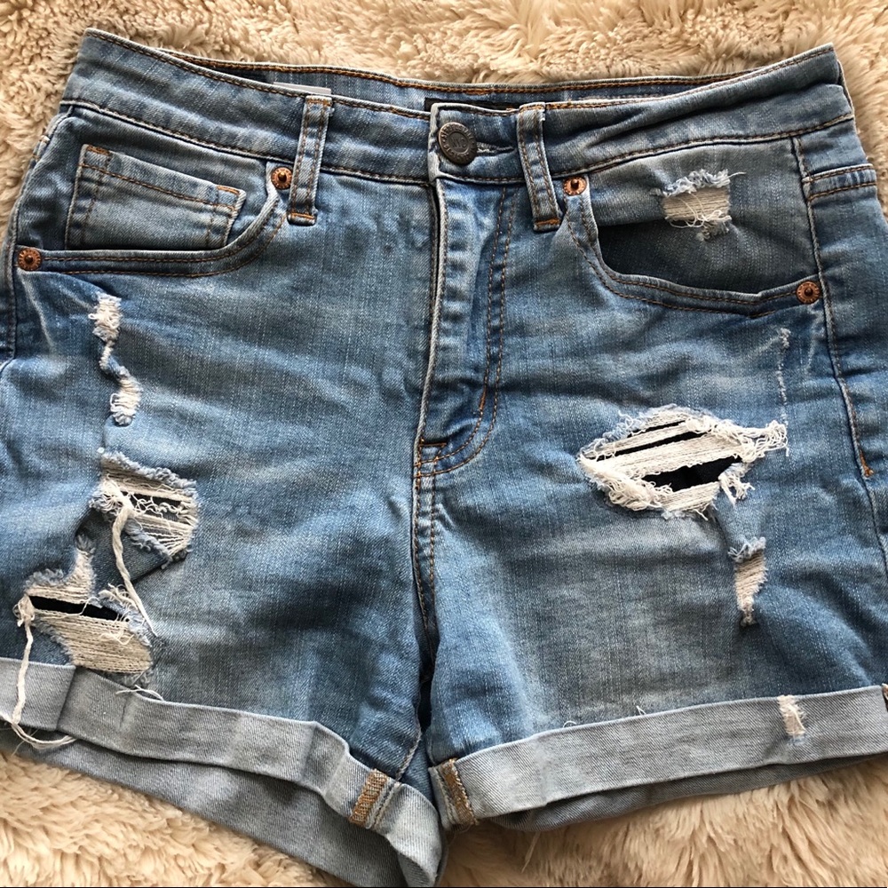 high waisted shorts